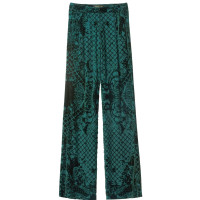 Balmain X H&M Paio di Pantaloni in Seta in Verde