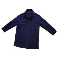 Balenciaga Jacke/Mantel aus Baumwolle in Blau