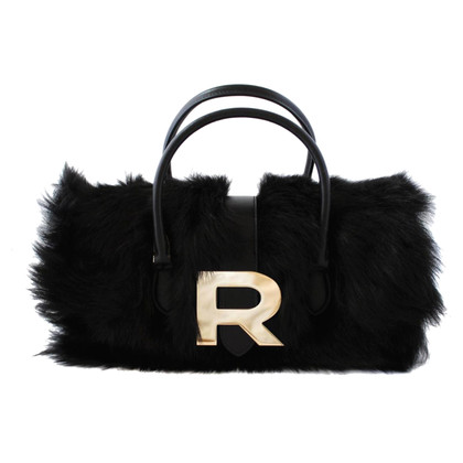 Rochas Handbag with fur trim
