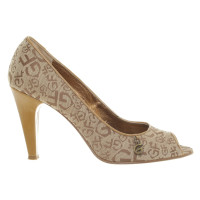 Ferre Peep-toes with Monogram patterns