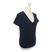 Armani Jeans Top en Coton en Bleu