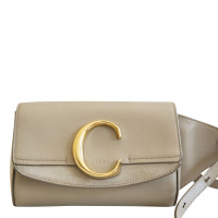 Chloé C Belt Bag Leer in Grijs
