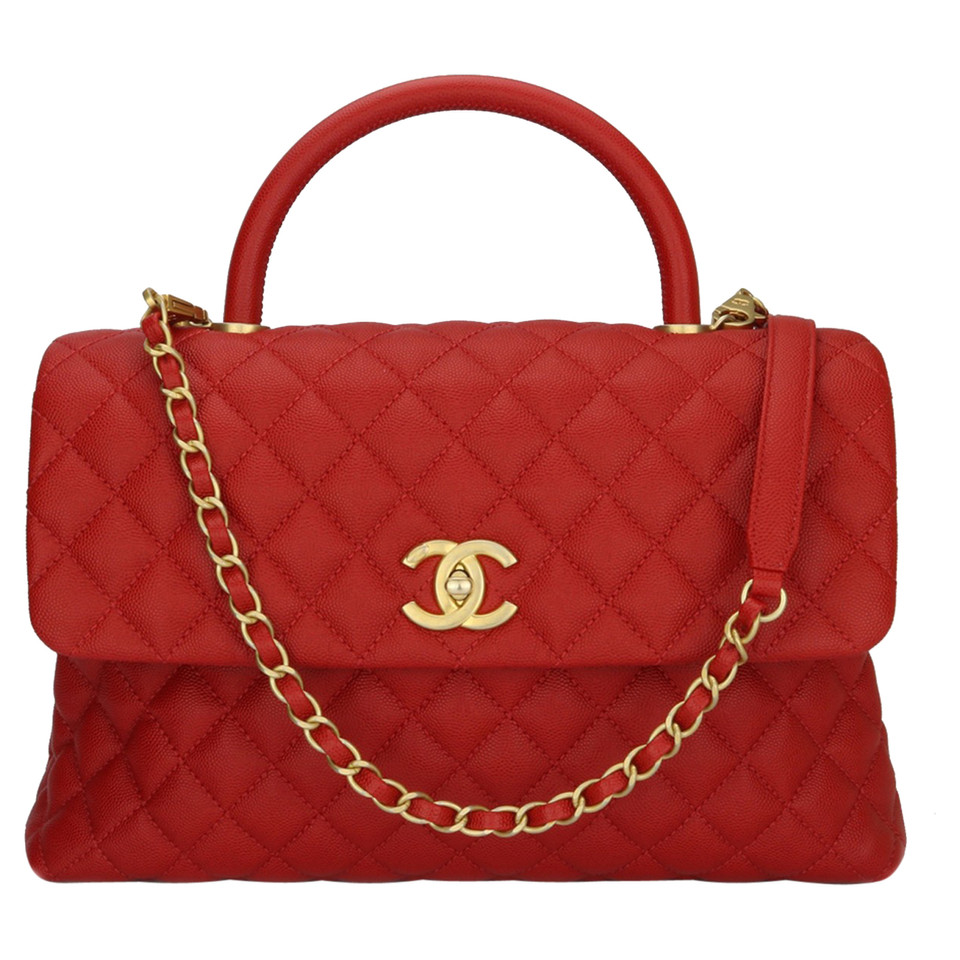 Chanel Coco in Pelle in Rosso