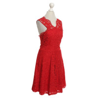 Sandro Lace dress in red