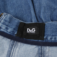 D&G Skirt Jeans fabric in Blue