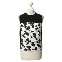 Balenciaga Top in black and white with patterns