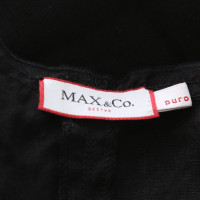 Max & Co Schwarzes Top aus Leinen