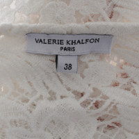 Valerie Khalfon  Top in pizzo bianco