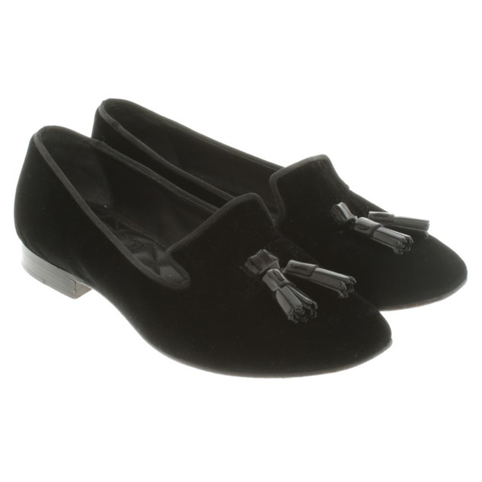 Céline Loafer aus Samt