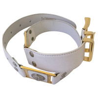 Gianni Versace Belt Leather in White