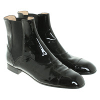 Tod's Ankle boots Patent leather in Black