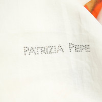 Patrizia Pepe Schal/Tuch aus Baumwolle in Creme
