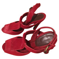 Manolo Blahnik Rote Sandaletten