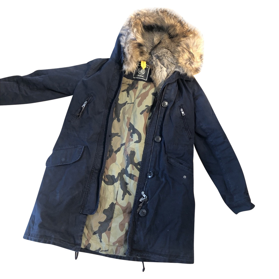 Blonde No8 Jacket/Coat Fur in Blue