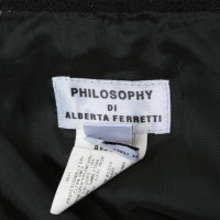 Philosophy Di Alberta Ferretti Seidenrock in Grau
