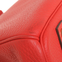 Hermès Birkin Bag 40 in Pelle in Rosso