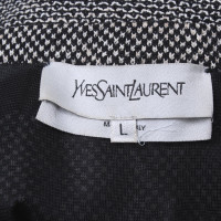 Yves Saint Laurent skirt in black and white