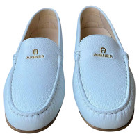 Aigner Slippers/Ballerinas Leather in White