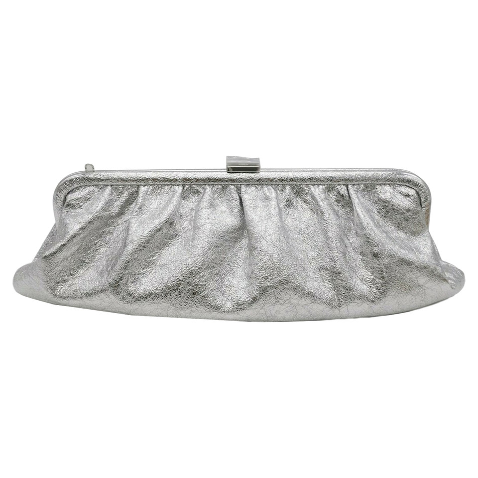 Balenciaga Handtasche aus Leder in Silbern