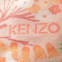 Kenzo  Schal mit floraler Stickerei