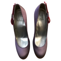 Stuart Weitzman Pumps/Peeptoes en Soie en Violet