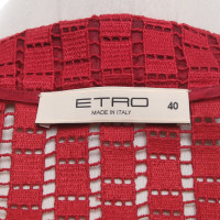 Etro Jas/Mantel in Rood