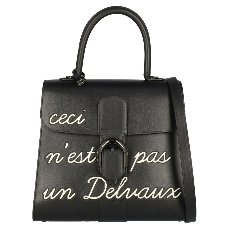 Delvaux Tote Bag aus Leder in Schwarz