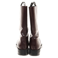 Alexander Wang Leather boots in Bordeaux
