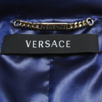 Versace Veste vers le bas en violet-bleu