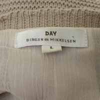 Day Birger & Mikkelsen Gebreide jas in donker beige