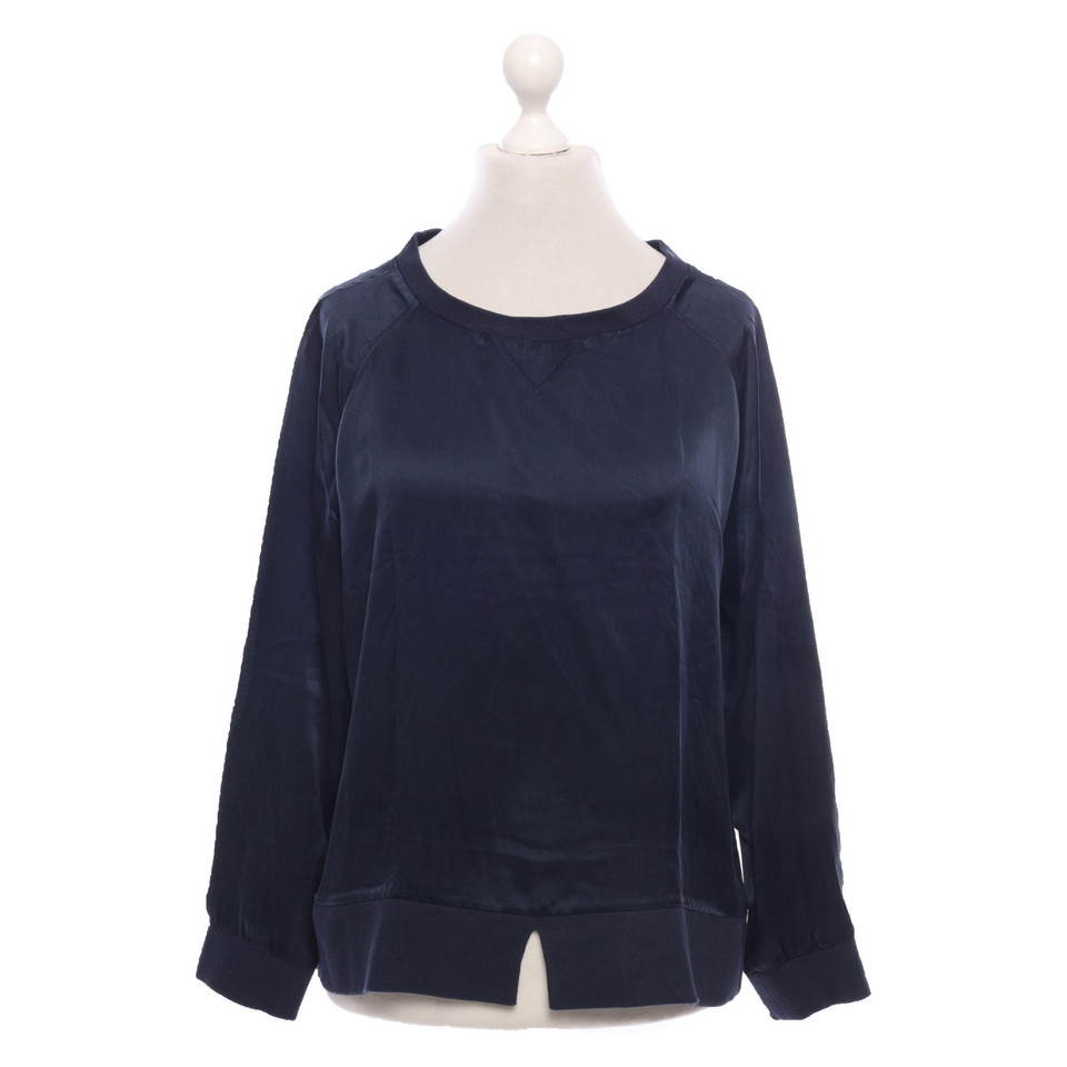 Dondup Top Silk in Blue