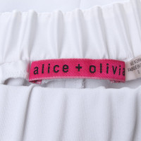 Alice + Olivia Hose in Weiß