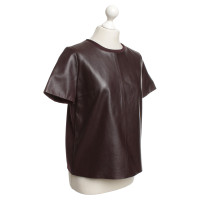 Max Mara Shirt mit Leder