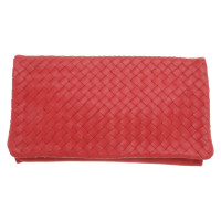 Abro Clutch Leer in Rood