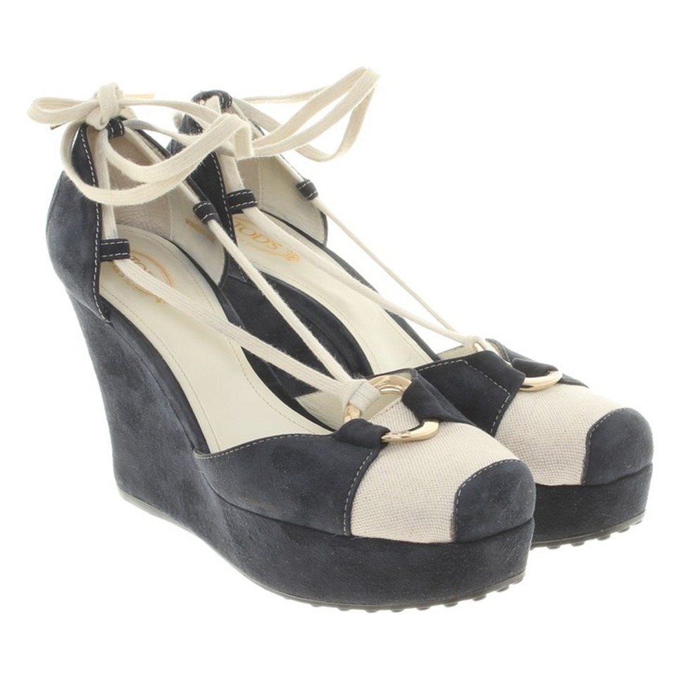 Tod's Wedges in blue