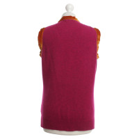 Etro Knit vest in pink / orange