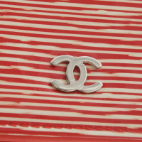Chanel Portemonnaie in Rot/Weiß