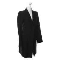 Costume National Giacca/Cappotto in Lana in Nero