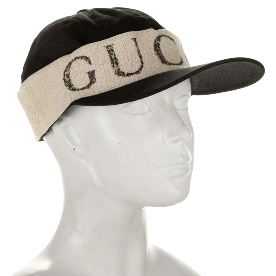 Gucci Hoed/Muts Katoen in Zwart