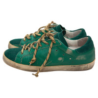 Golden Goose Trainers Leather in Green