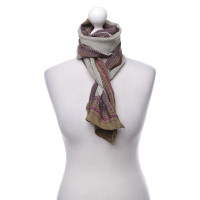 Aigner Silk scarf with motif print