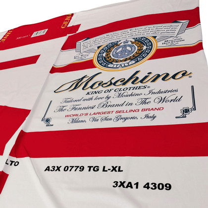 Moschino Schal/Tuch aus Baumwolle in Rot