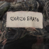 Giorgio Brato Giacca in pelle in marrone