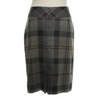 Barbour skirt with checked pattern
