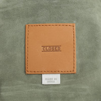 Closed Giacca in suede con verde