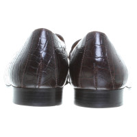 Ralph Lauren Slipper in Reptilleder-Optik