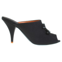 Chanel Peep-toes in black/orange