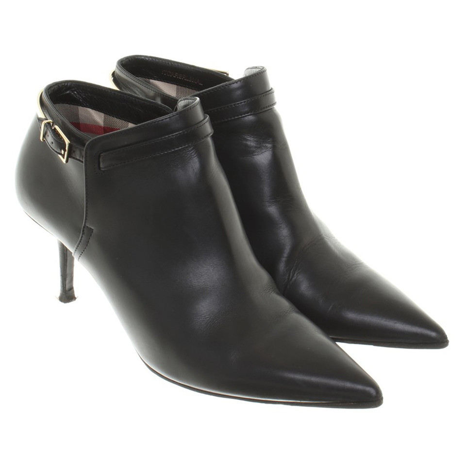 Burberry Ankle Boots in Schwarz