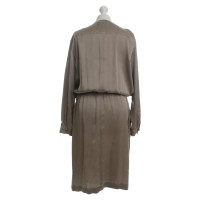 Escada Silk dress in grey-beige