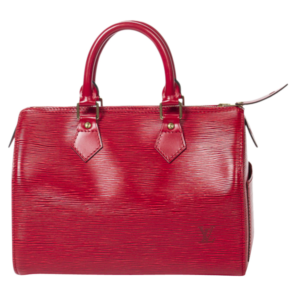 Louis Vuitton Speedy 25 aus Leder in Rot